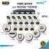 Dahua 16 Pcs 2MP Full-Color HDCVI Audio CCTV Camera Package